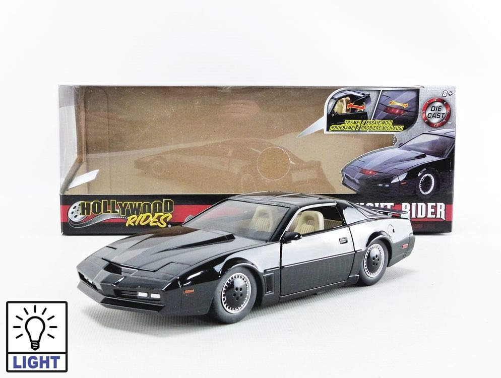 Knight Rider1982 Pontiac Trans Am1:24 Scale Die-Cast Replica Car - Freewheeling with Opening Doors 4