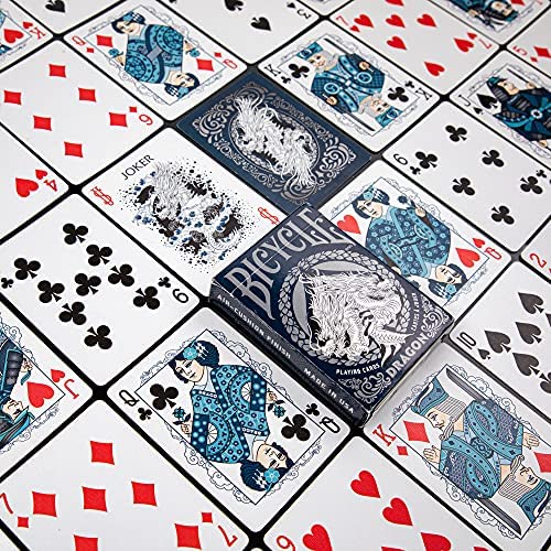 Bicycle Dragon Spielkarten – 1 Deck, Luftpolster-Finish, professionelle Qualität, FSC-zertifiziert, hergestellt in den USA 3