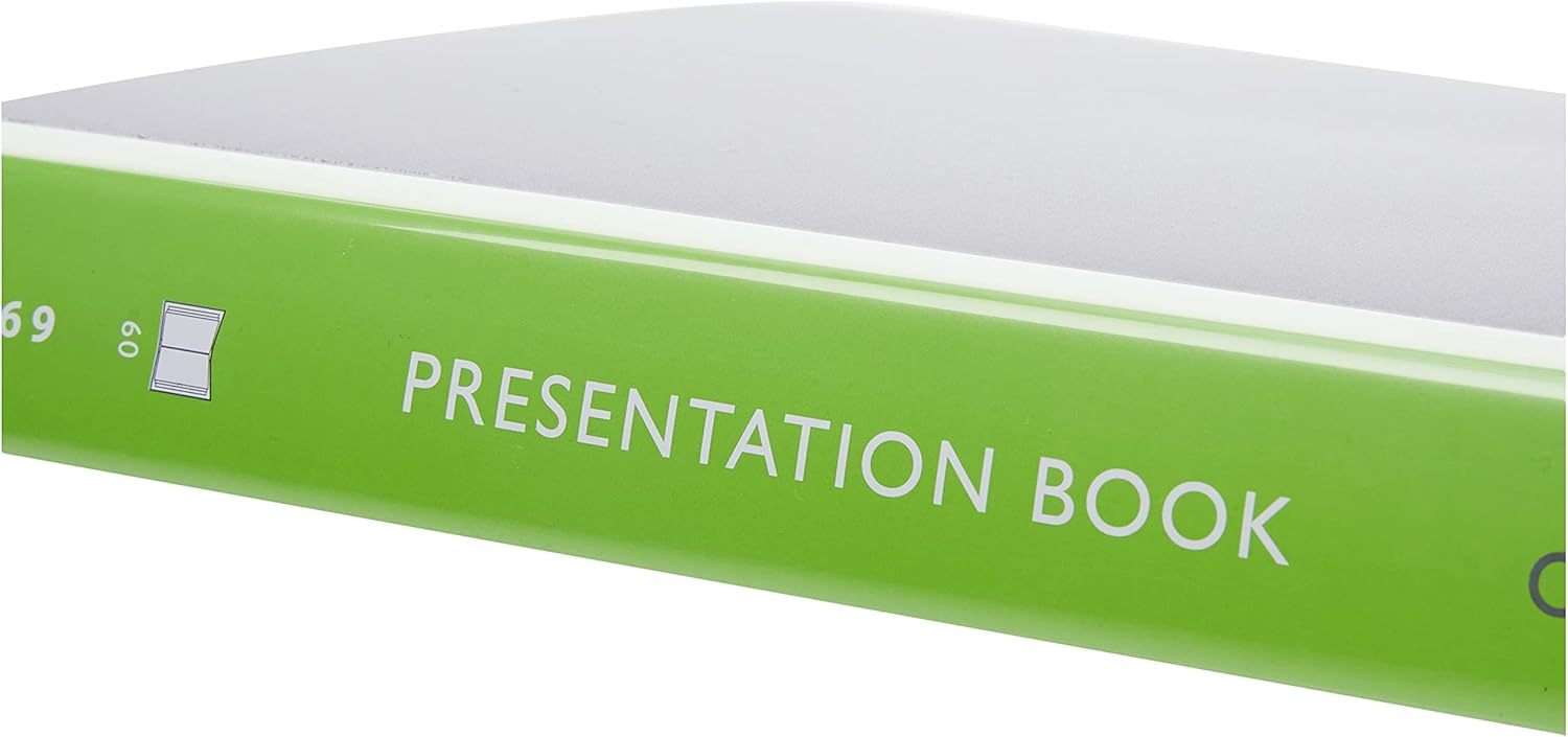 Q-Connect KF01269 60-Pocket Presentation Book - Black