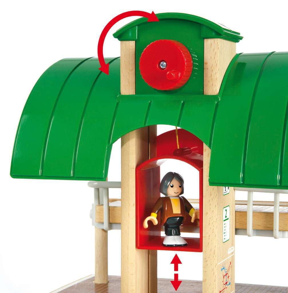BRIO World Railway Travel Switching Set - Battery Powered Train | Ages 3+ | 19 Track Pieces 6