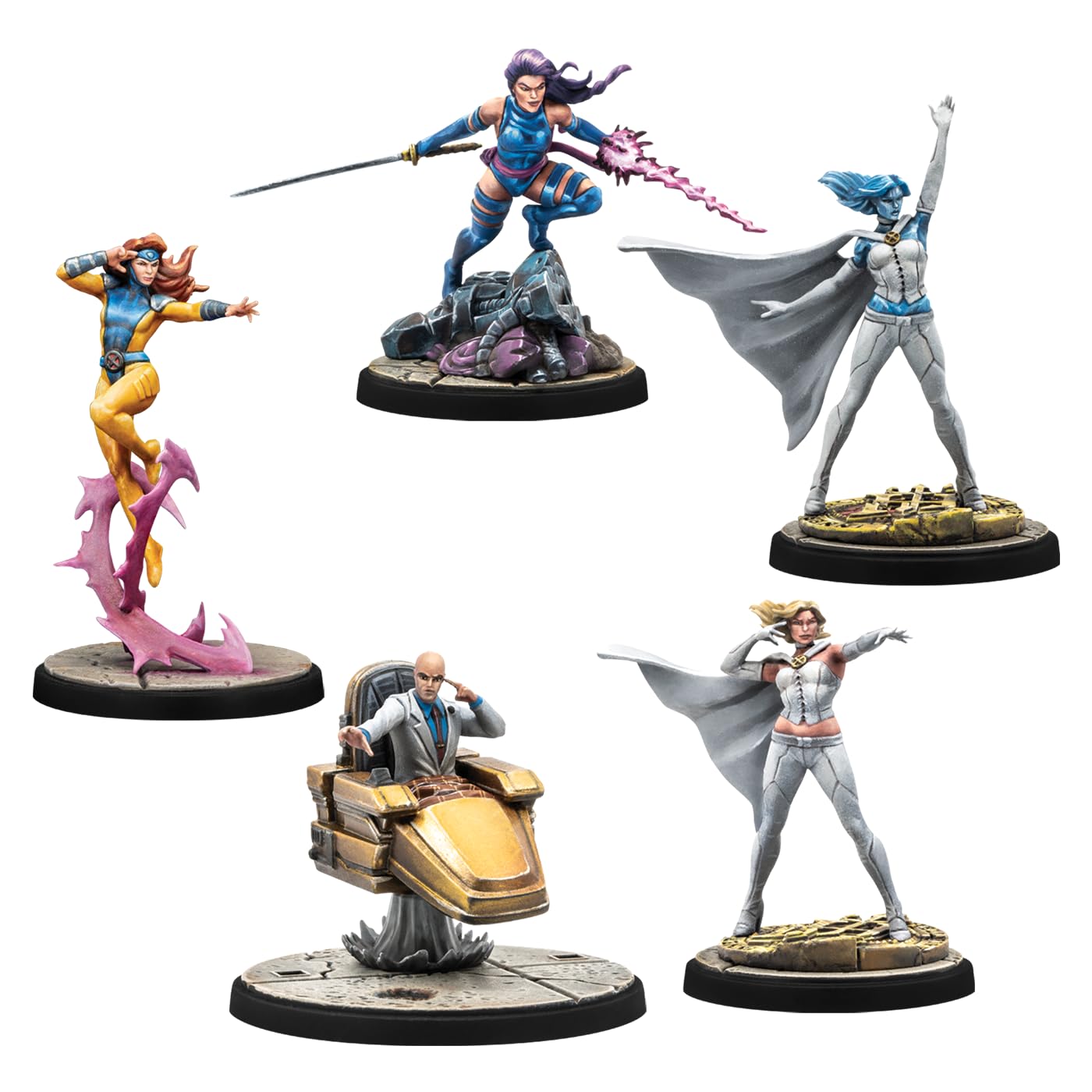 Asmodee Marvel: Crisis Protocol Uncanny Telepaths & Telekinetics Pack | 5 Miniatures | Ages 14+ 5
