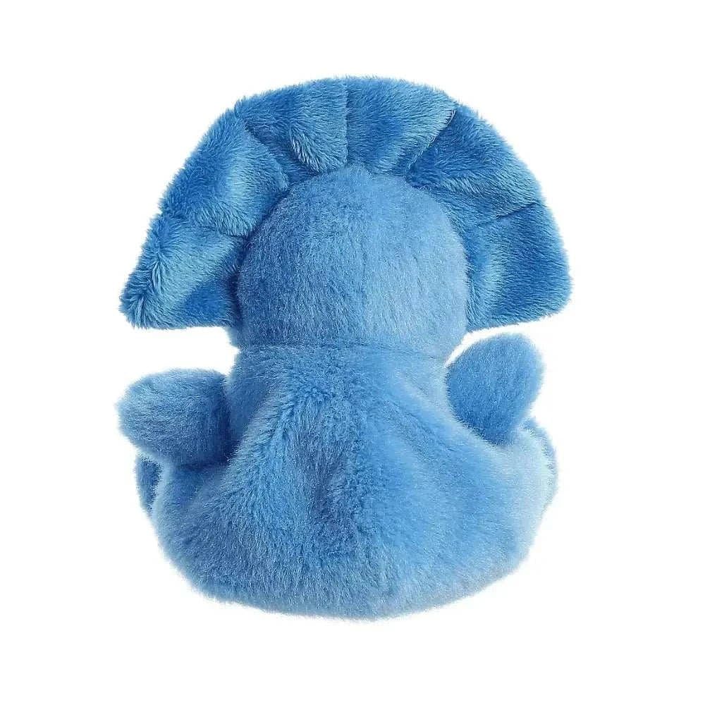 AURORA Palm Pals Tank Triceratops Dinosaur Soft Toy - 5 Inch Blue Plush | Eco-Friendly, Suitable from Birth 3