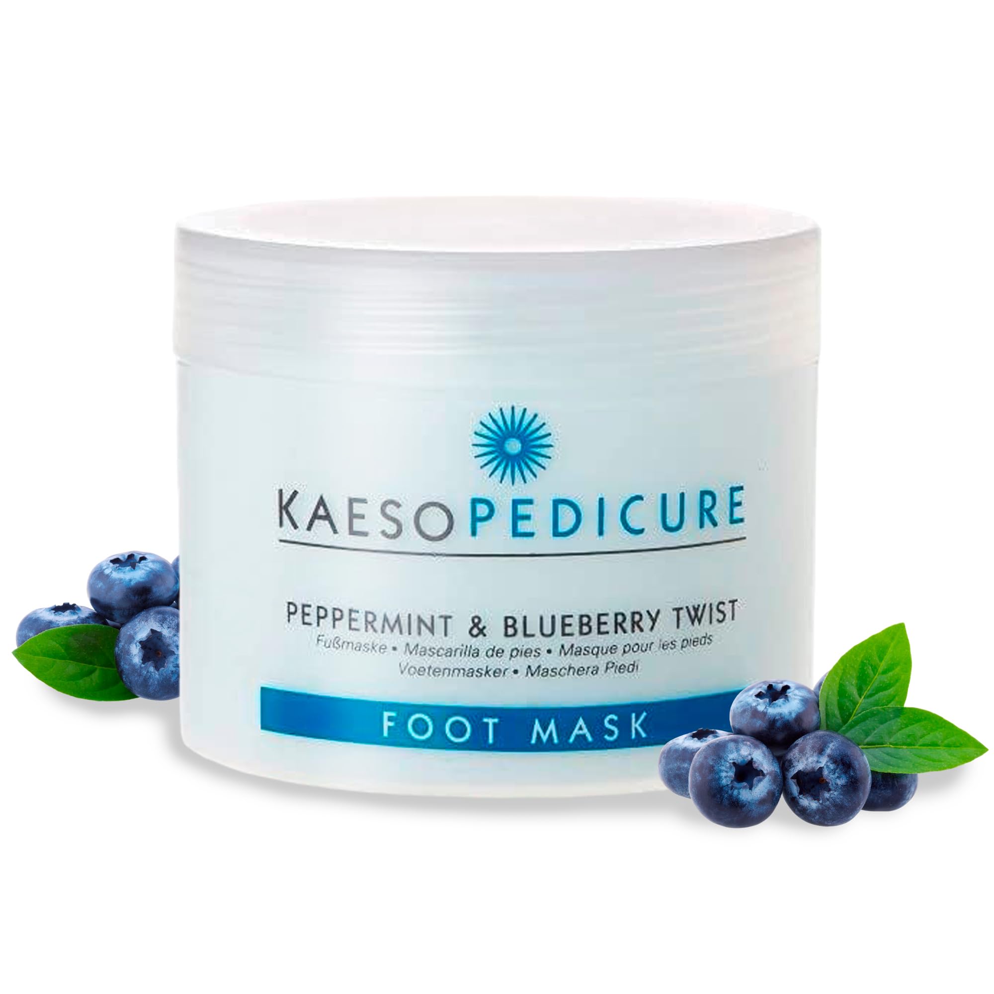 Kaeso Peppermint and Blueberry Twist Foot Mask - Intense Moisture & Cooling Relief | 450 ml
