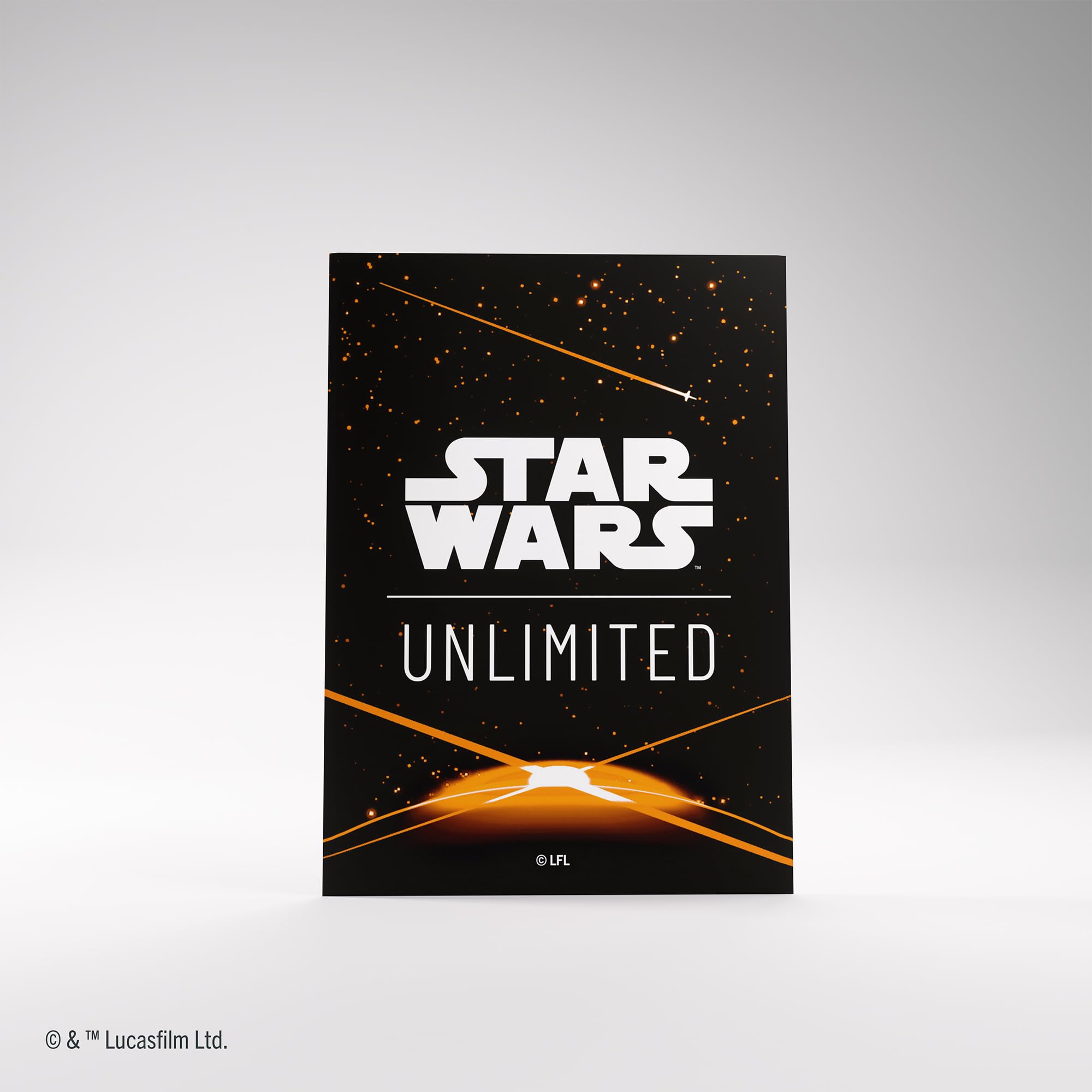 Gamegenic Star Wars: Unlimited Art Sleeves - Card Back Orange | 66x92mm | 60 Sleeves + 1 Leader Sleeve 3