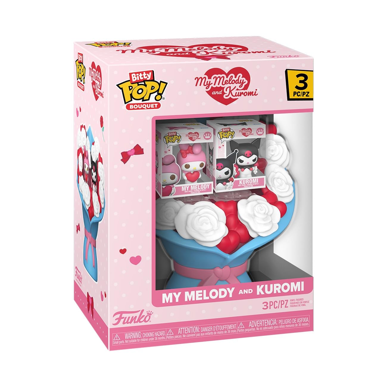 Funko Bitty POP! Bouquet: Hello Kitty - My Melody Vinyl Figure | 3.75 in | Model 87807