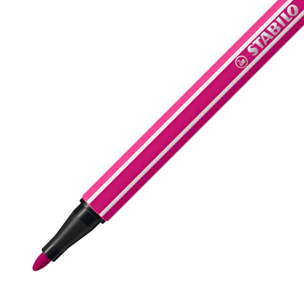 STABILO Pen 68 ARTY Fibre-Tip Pen Roll Set of 25 Assorted Colours 4