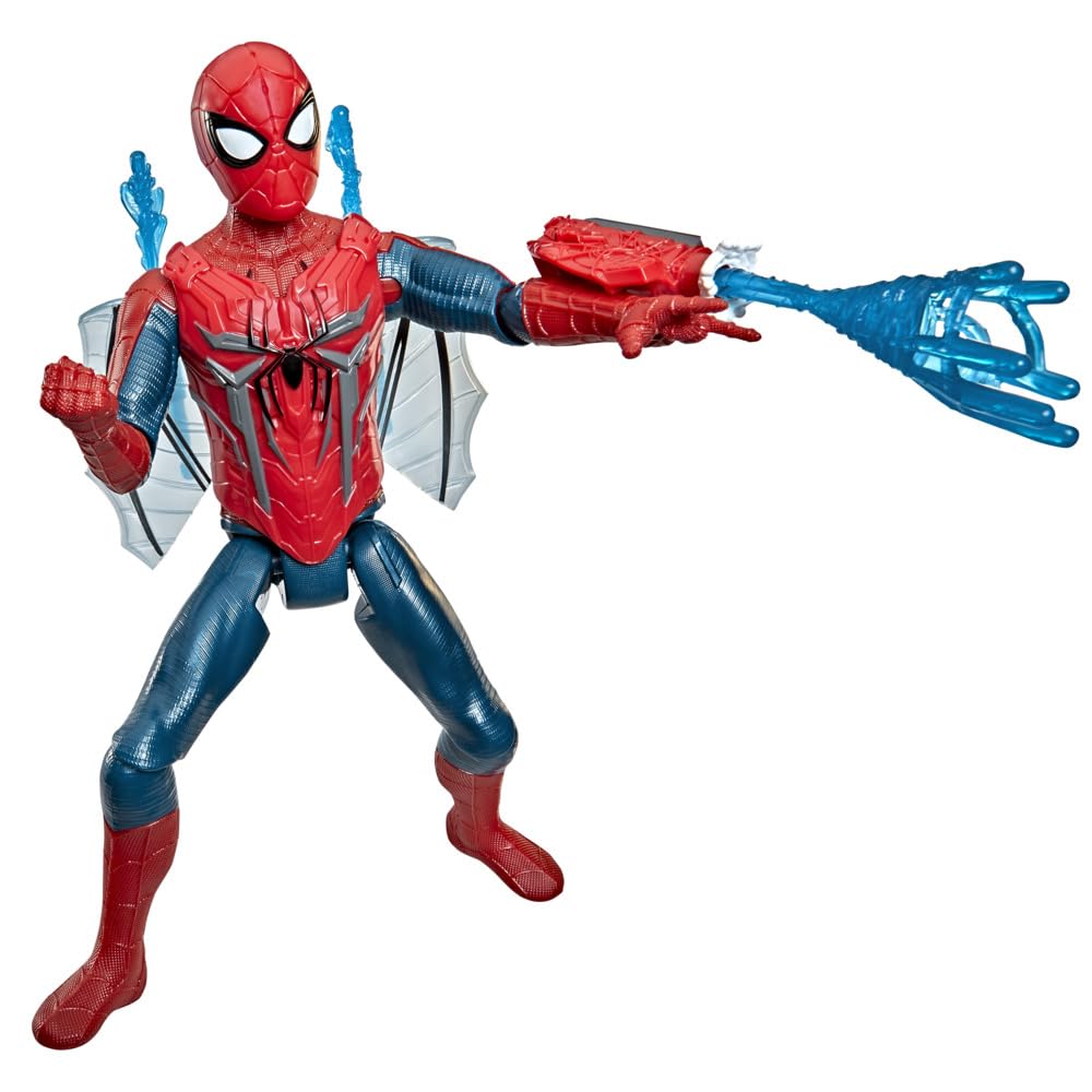 Marvel Spider-Man Titan Series Ultimate Web Gear Action Figure - 29.2cm Tall, 12 Accessories, Ages 4+ 5