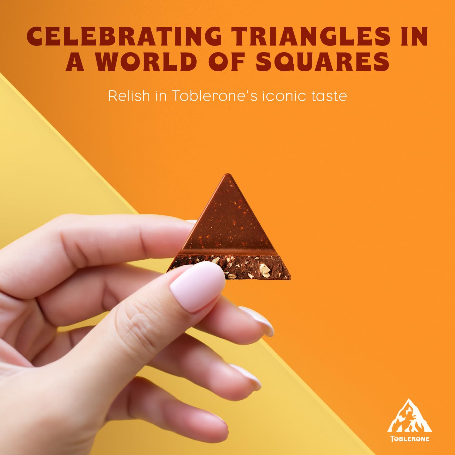 Toblerone Milk Chocolate with Honey & Almond Nougat Bar - 360g 7