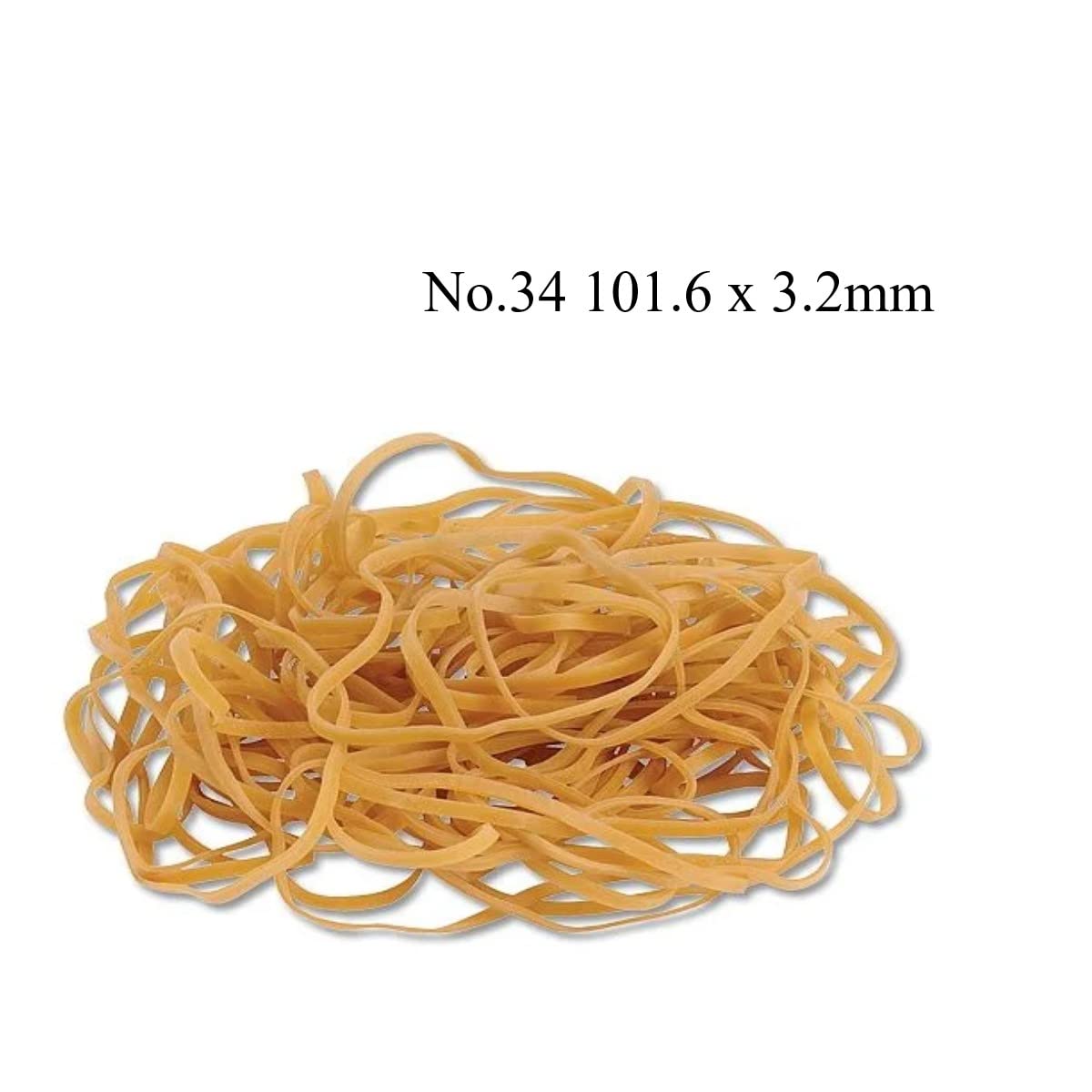 Q-Connect Rubber Bands No.34 101.6 x 3.2mm 500g KF10539 3