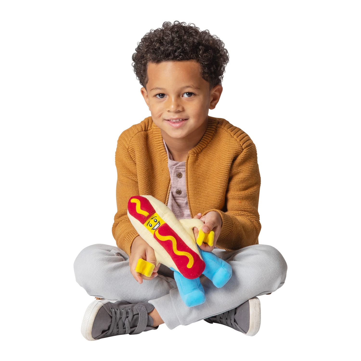 LEGO Minifigure Hot Dog Guy 22.86cm Plush Character - Officially Licensed Stuffed Animal 5