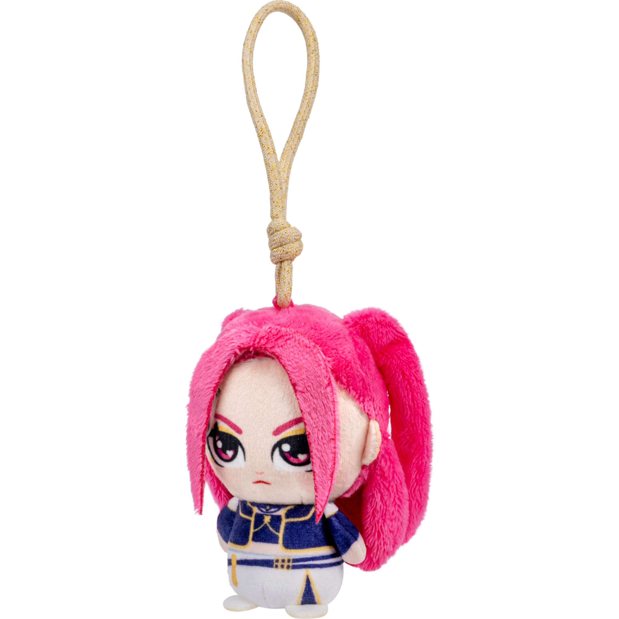 Jazwares KPop Demon Hunters 3-Pack 4-inch Clip-On Plush - Rumi, Mira, and Z 3