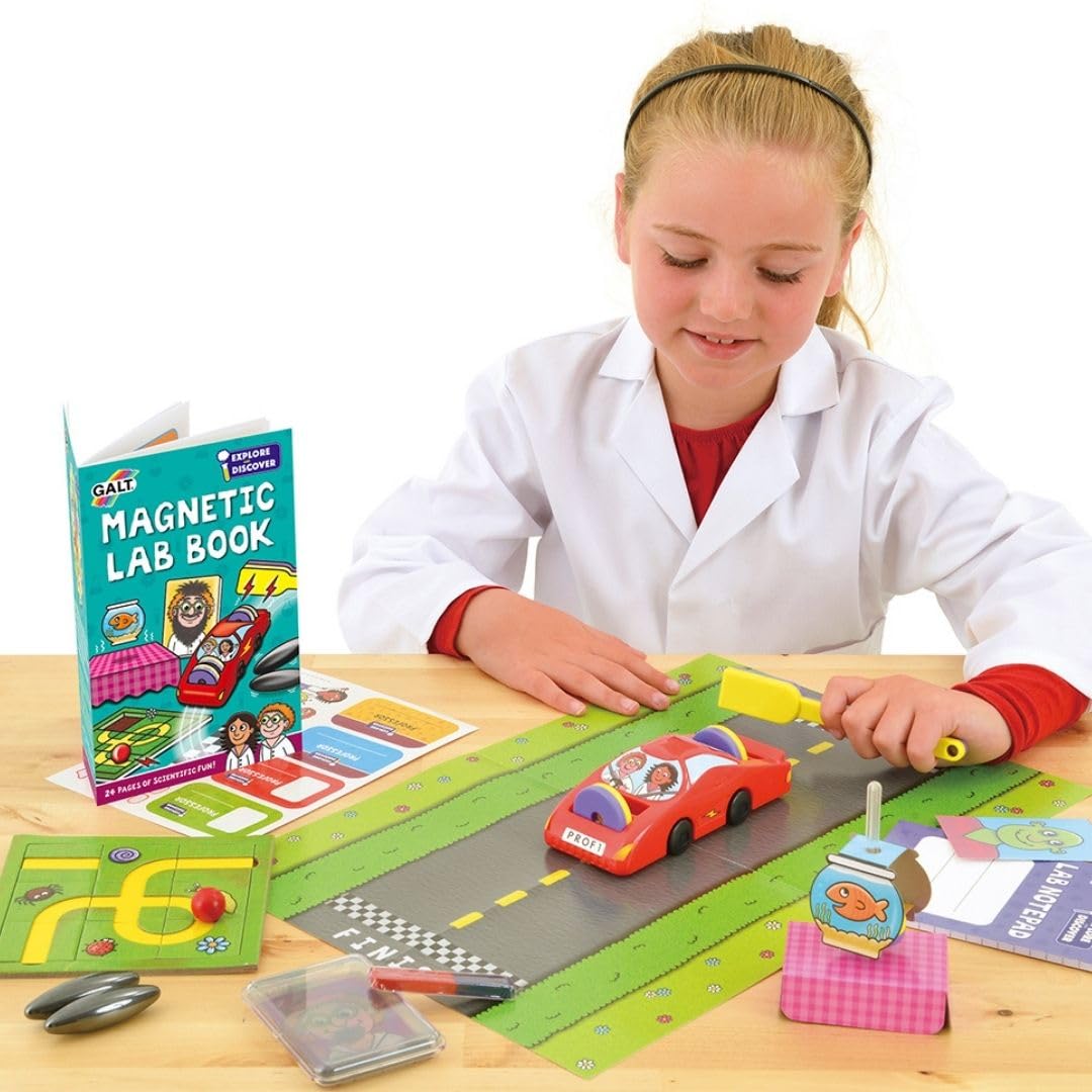 Galt Magnetic Lab Science Kit - 9 Experiments | Ages 6+ | STEM Learning 5