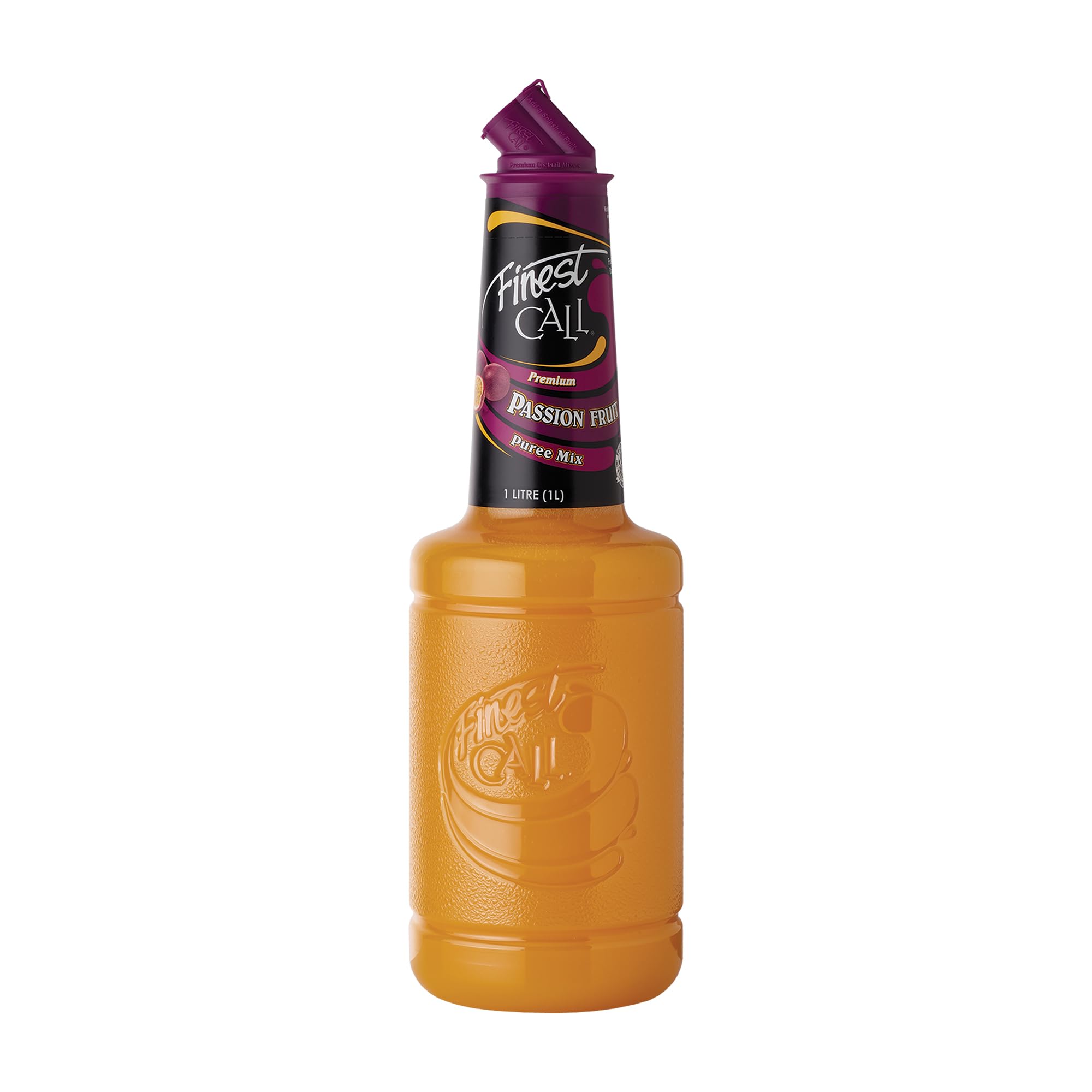 Finest Call Passion Fruit Puree - Real Fruit Cocktail Ingredient | 1 Litre Bottle