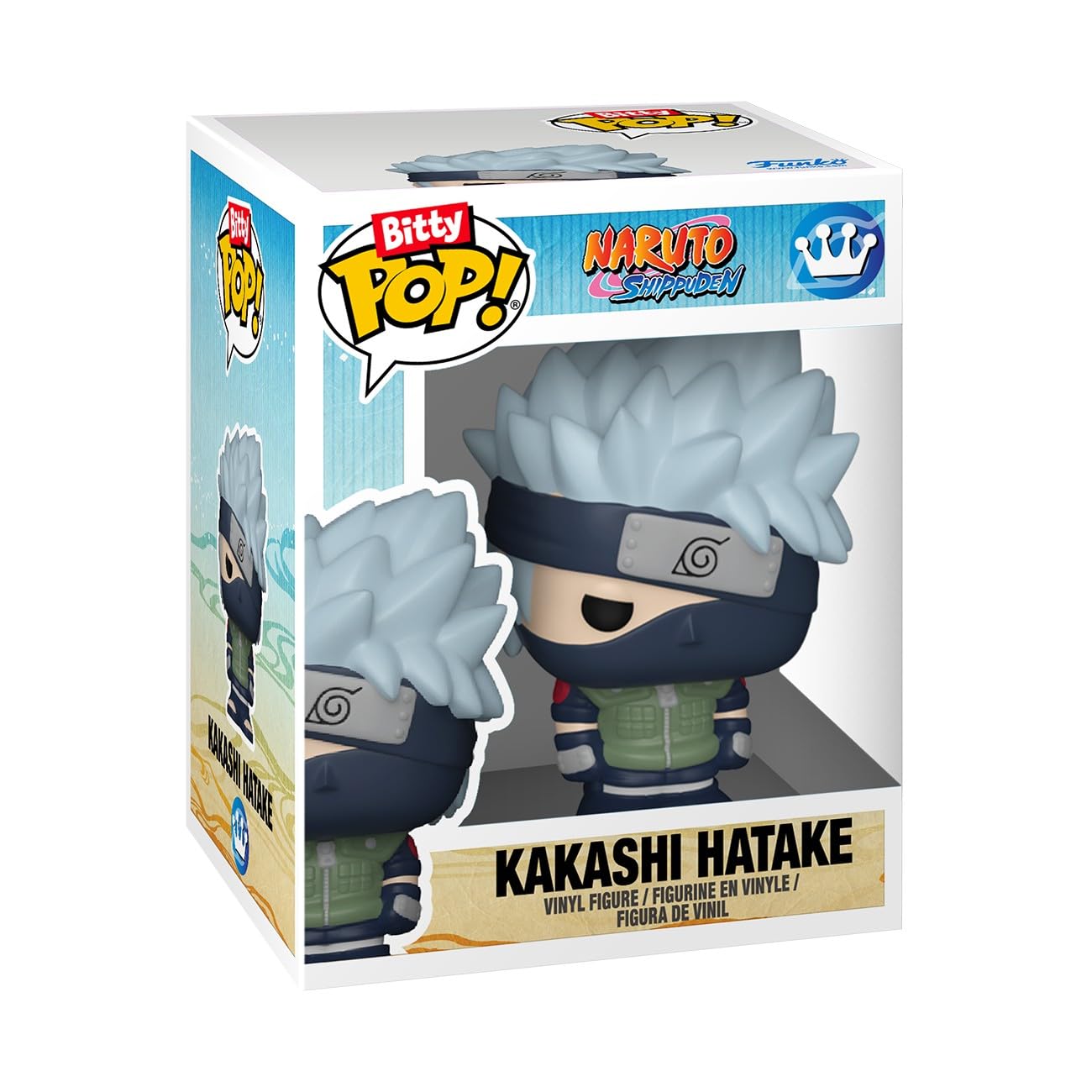 Funko Bitty POP! Naruto Shippuden - Team 7 4 Pack with Chase | 0.9-inch Vinyl Figures 4