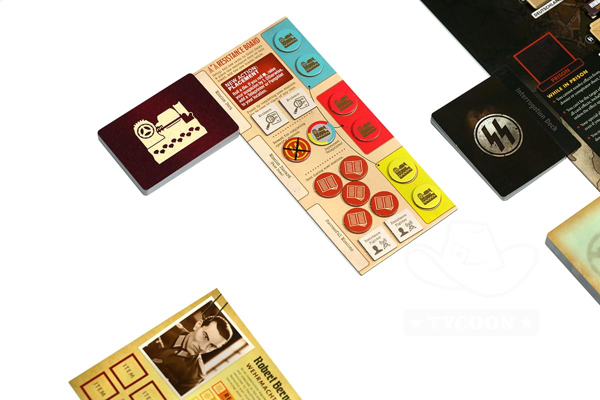 Victory Point Games Black Orchestra Resistance Expansion | 6 New Conspirators | 3 Modules 5