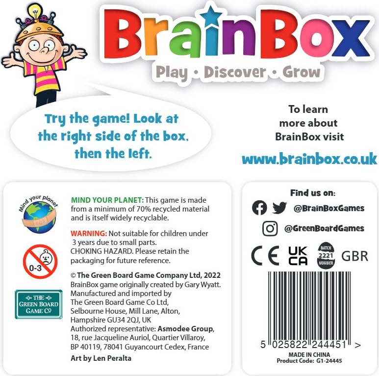 BrainBox Englisches Kartenspiel | Lernspiel zum Gedächtnisspielen für Kinder ab 8 Jahren 7