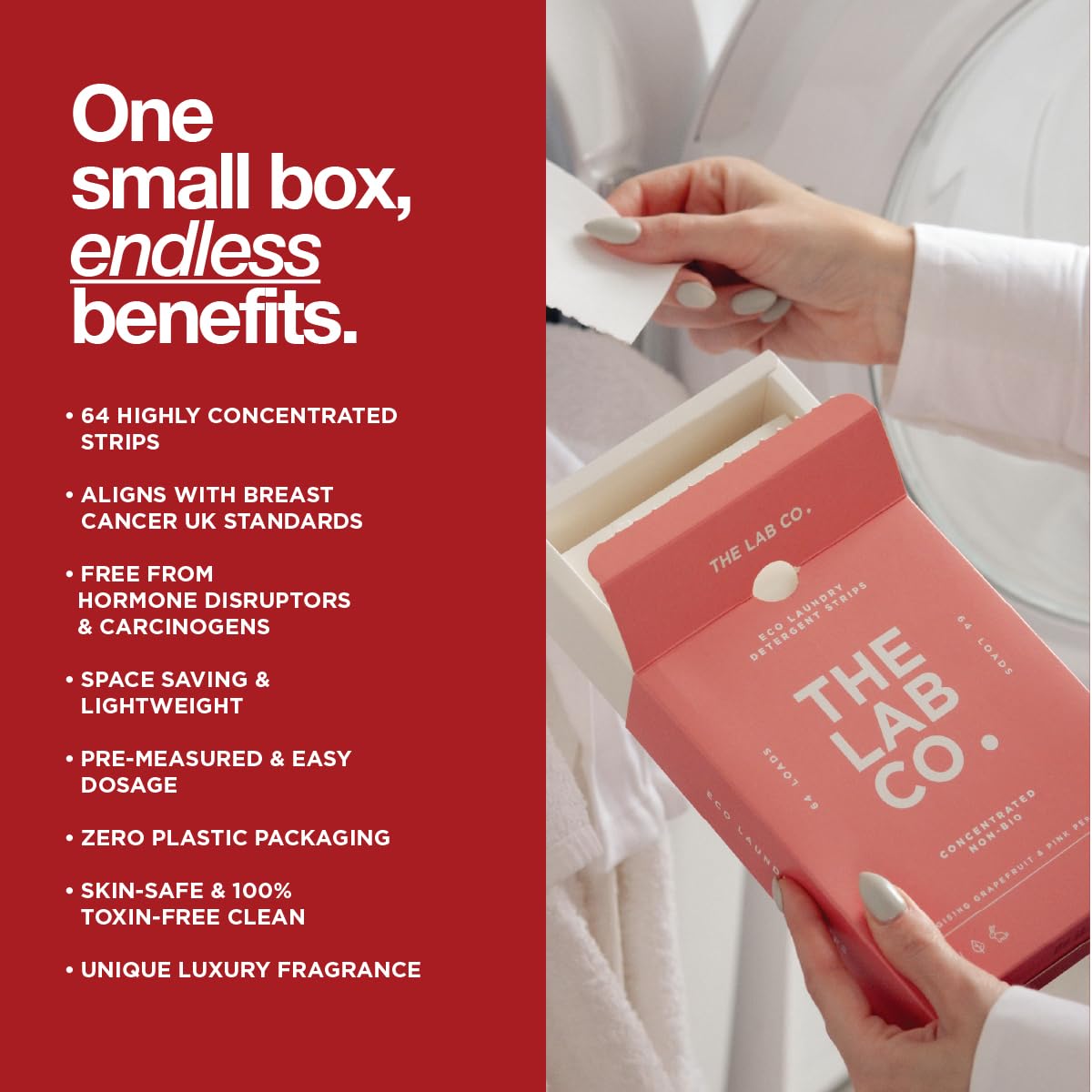 The Lab Co. Laundry Detergent Sheets | Eco Ultra-Concentrate | Energising Scent | 64 Count 7