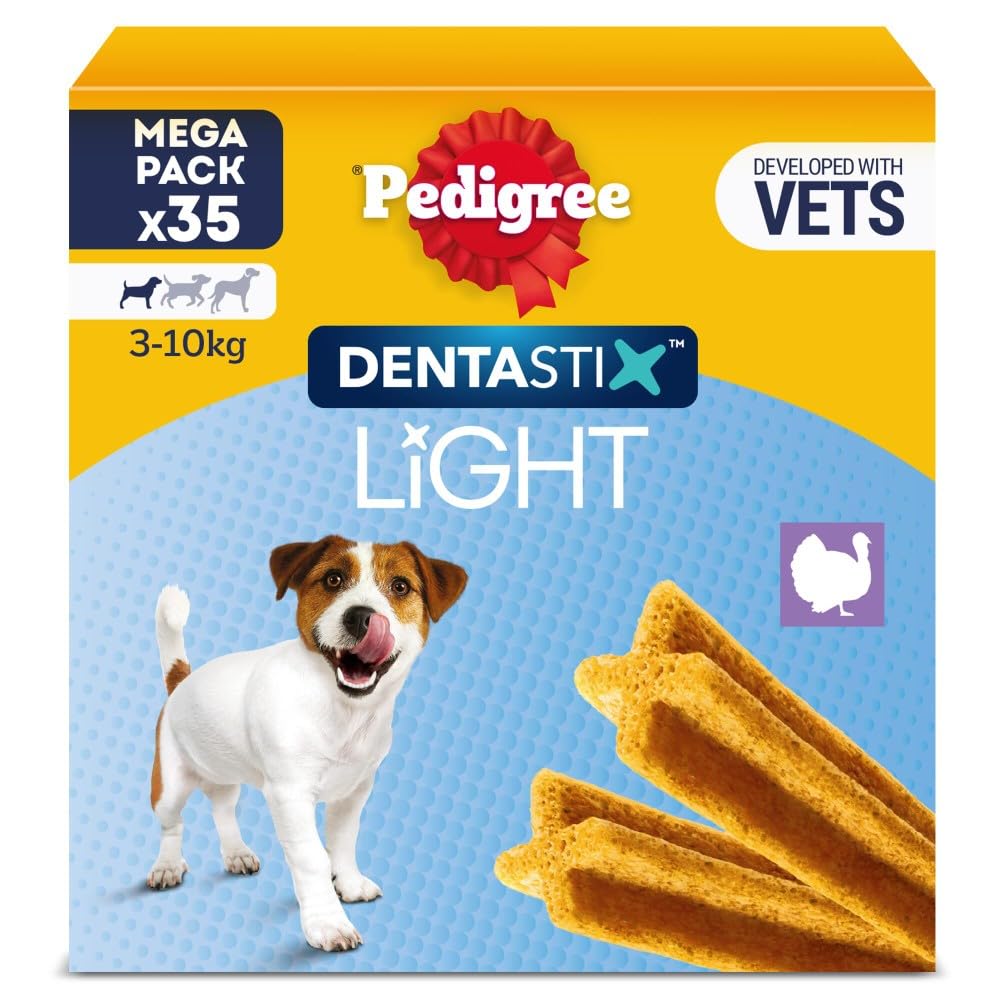 Pedigree Dentastix Light Dental Chews for Small Dogs | 35 Sticks | Low Calorie