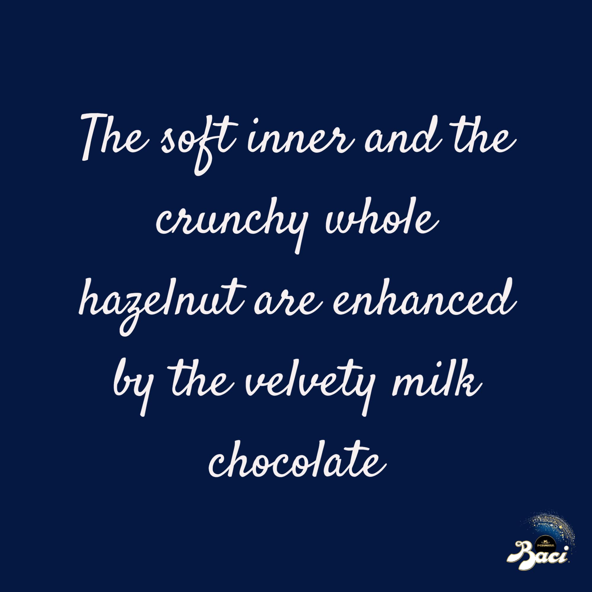 BACI Original Dark Bijou - Schokoladentrüffel mit Haselnuss, Glutenfrei, 175g