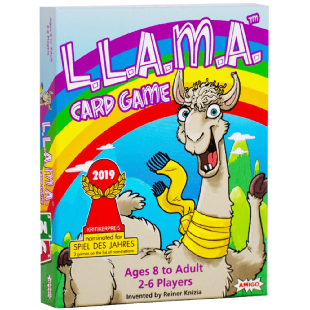 AMIGO LLAMA Card Game - Multicolor, Plastic, 8 Years+ 1