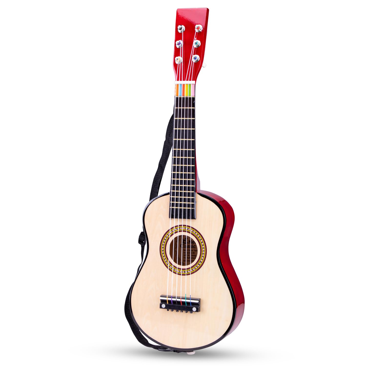 New Classic Toys Wooden Toy Guitar - First Melodies Collection for Kids 3+ 3