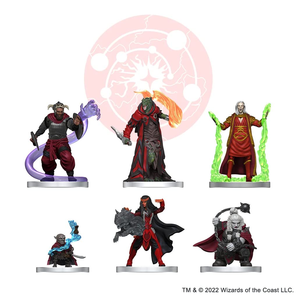 Dungeons & Dragons Onslaught: Red Wizards Faction Pack | Pre-painted Miniatures | English 5