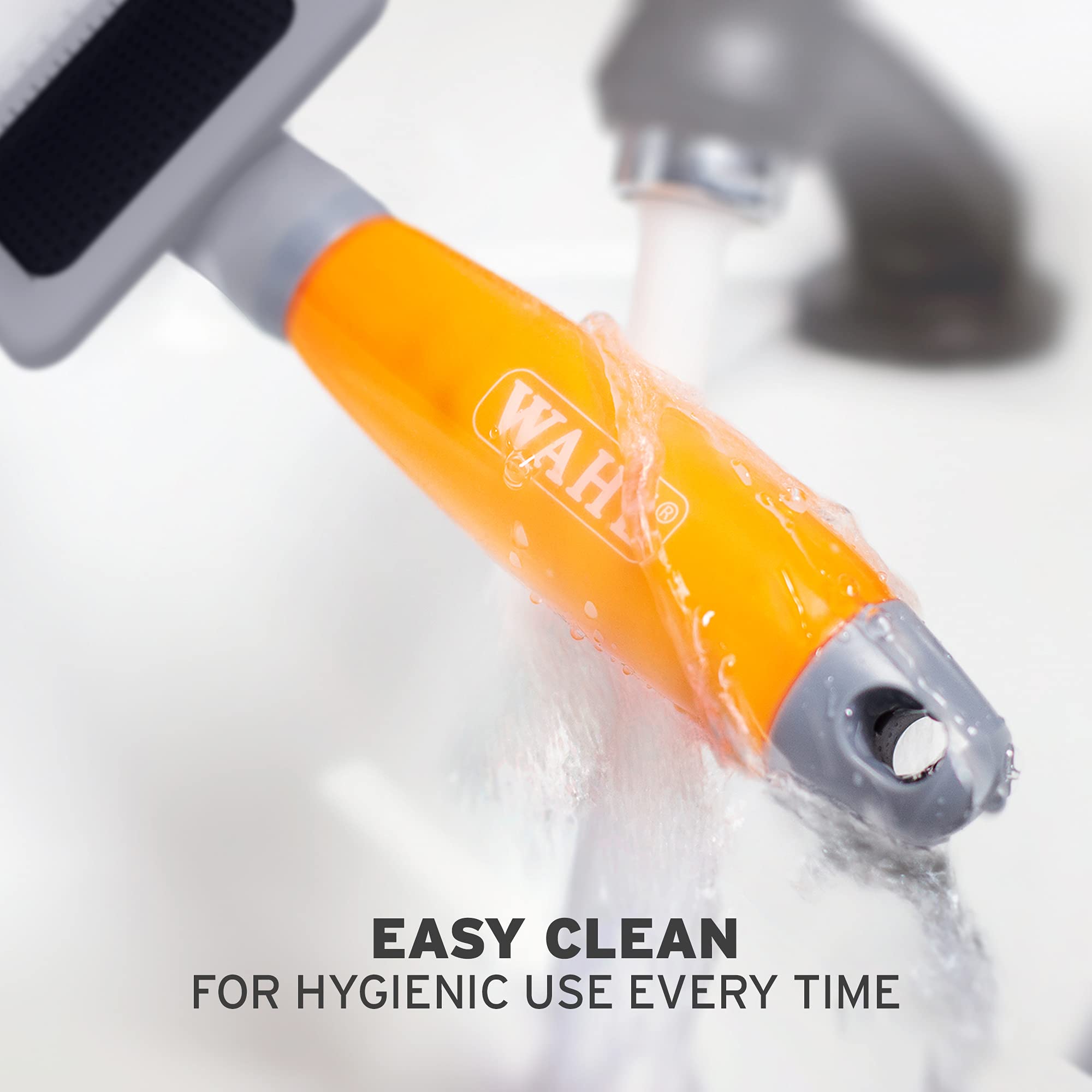 Wahl Small Slicker Brush - Ergonomic Gel Handle | Removes Tangles & Debris | For Small Dogs & Cats 3