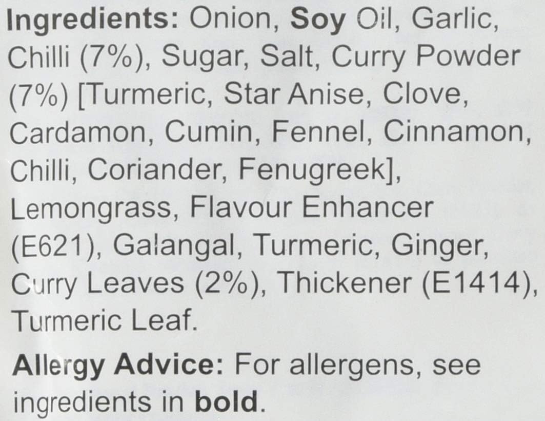 Tean's Gourmet Chicken Curry Paste, 200 g – Authentisches malaysisches scharfes Curry-Konzentrat