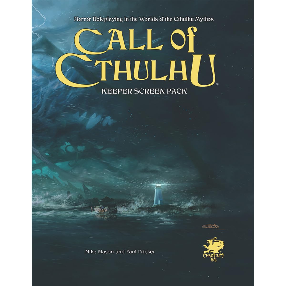 Chaosium Call of Cthulhu 50th Anniversary Slipcase Set | Hardcover Core Collection 4