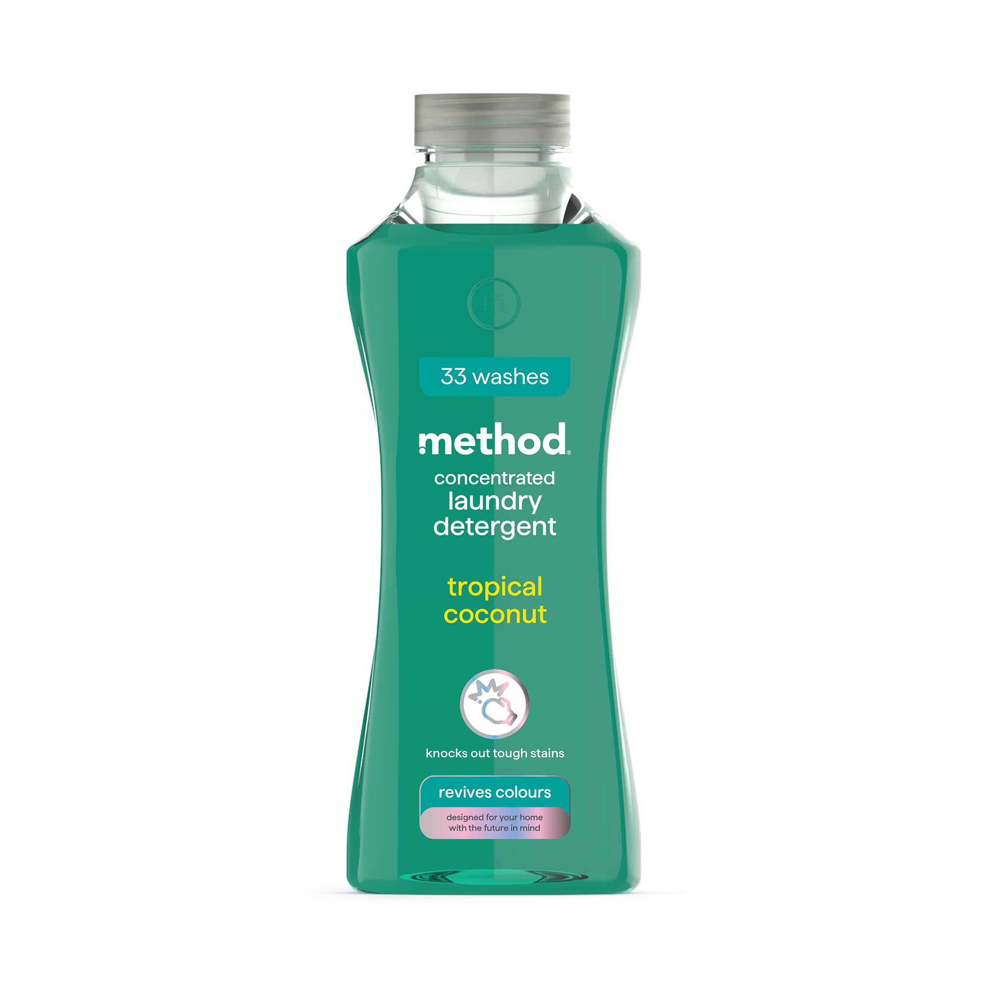 Method Concentrated Laundry Detergent - Tropical Coconut Scent | 990 ml | Biodegradable