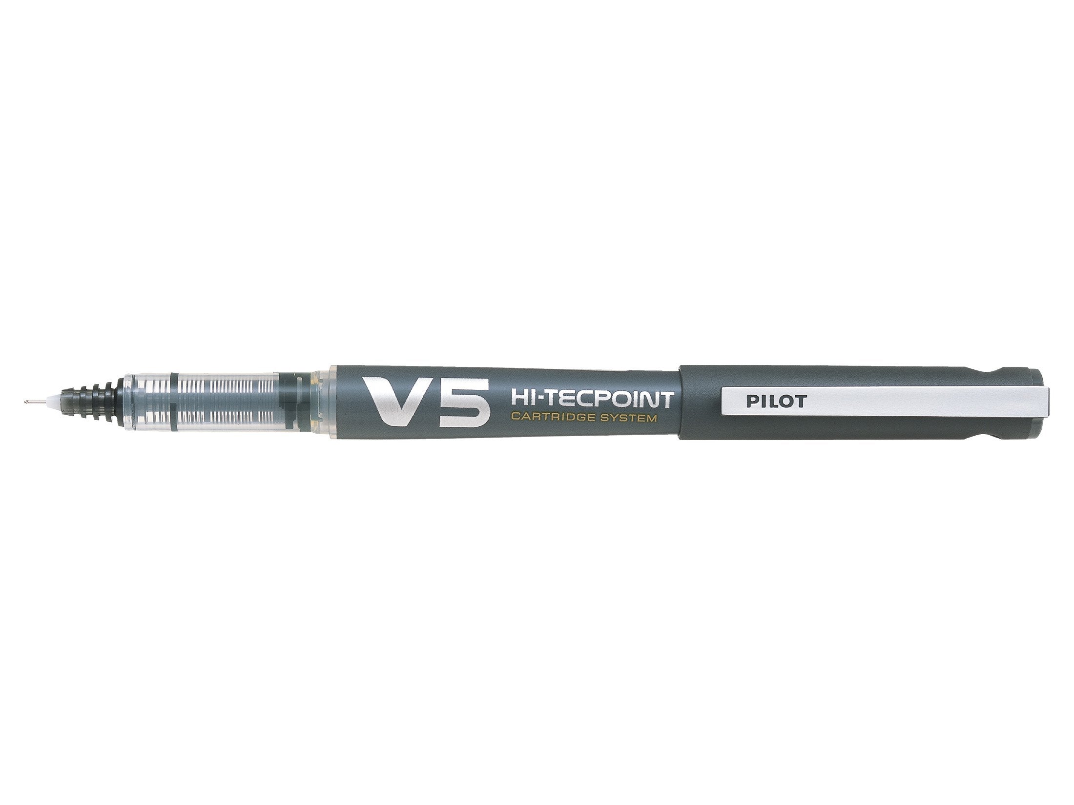 PILOT V5 Liquid Ink Rollerball Pen - 0.5 mm Tip, Black Ink | 4 Piece Set