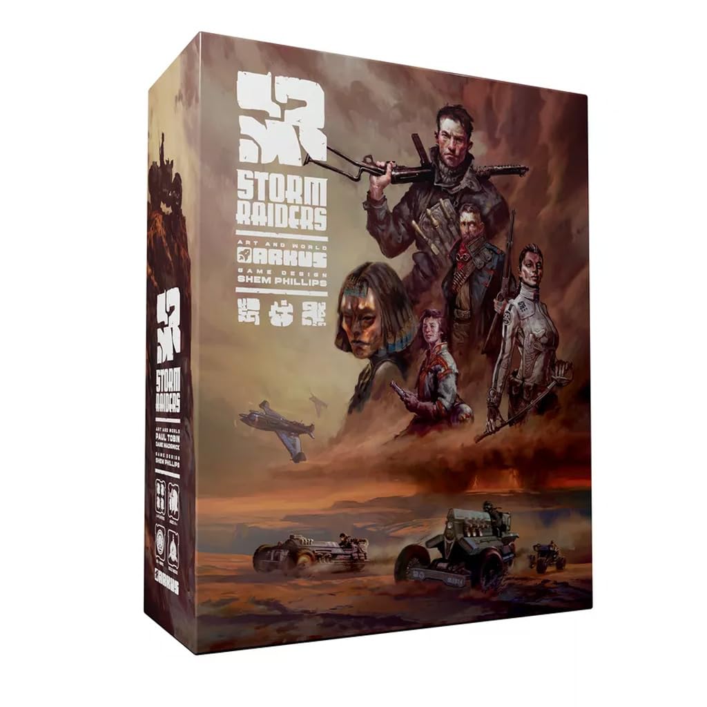 Arkus Games Storm Raiders Board Game | 1-4 Players | Ages 14+ | Storm Season Edition