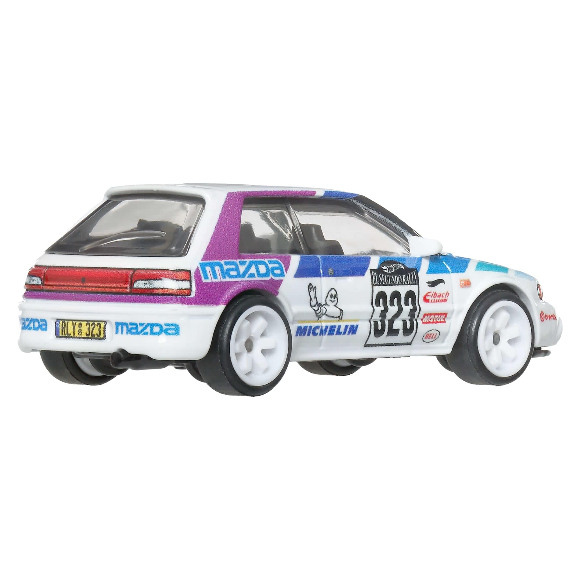 Hot Wheels Mazda 323 GTR Car Culture Vehicle - Premium 1:64 Scale Die-Cast | Metal/Metal 4