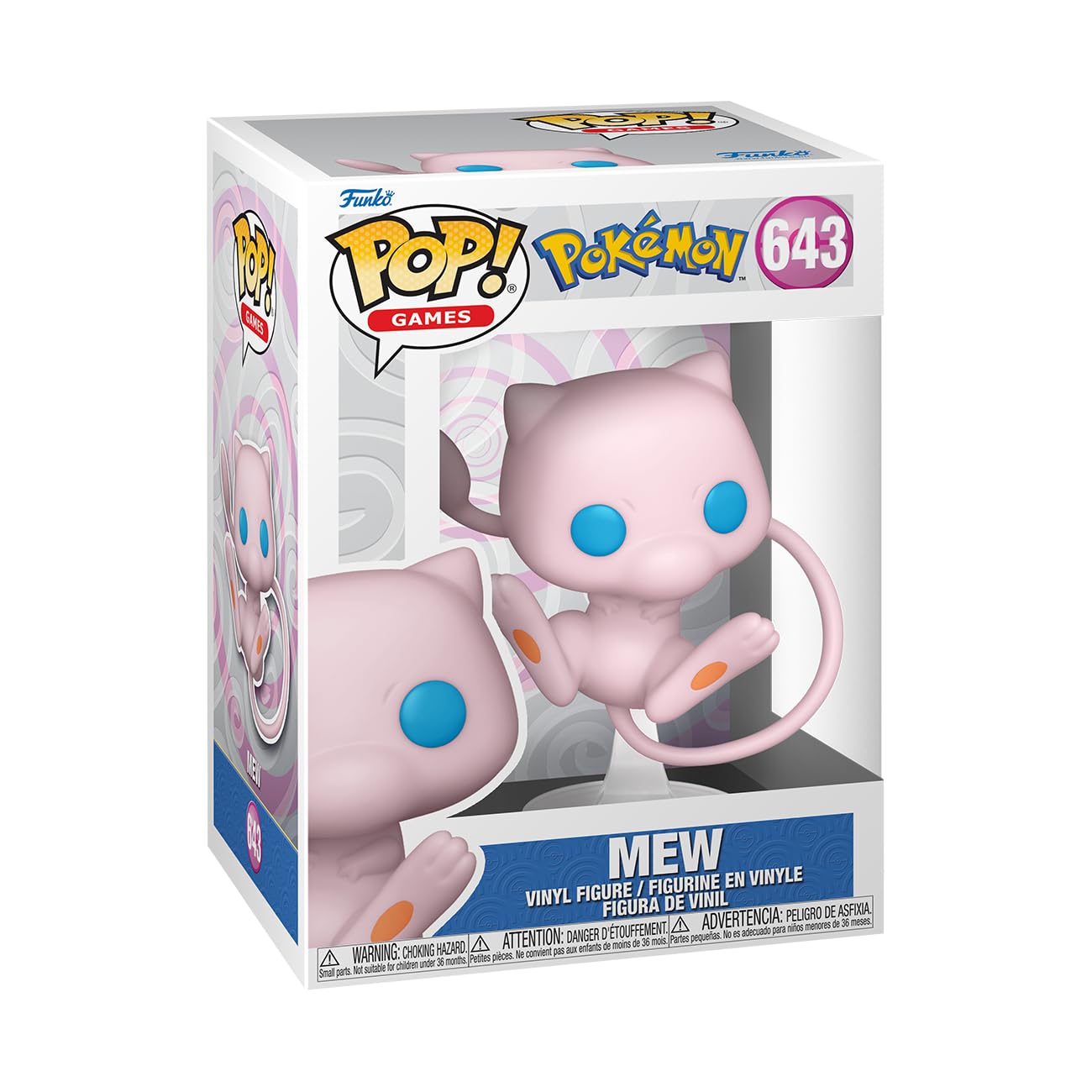 Funko POP! Games: Pokemon - Mew Vinyl Figure | Gold Color | 3.75 Inches