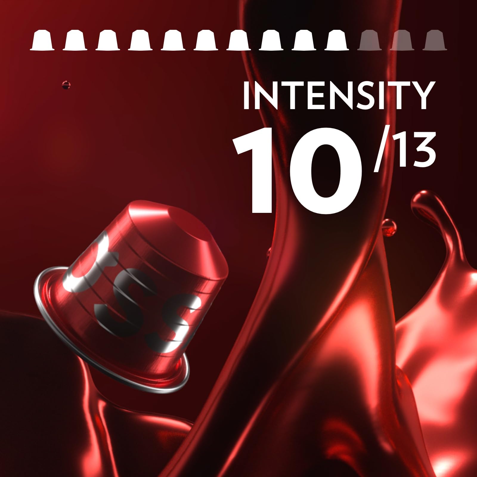 Lavazza Qualità Rossa – 100 Aluminium-Kaffeekapseln, kompatibel mit Nespresso-Originalmaschinen