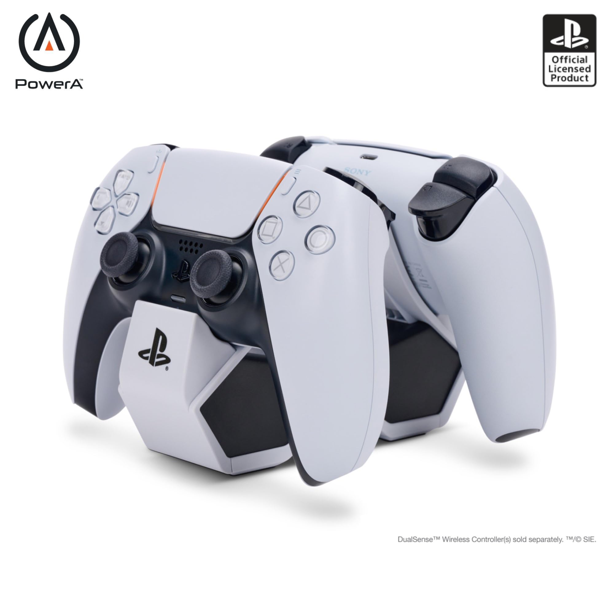 PowerA Twin Charging Station for PS5 DualSense Controllers - Officially Licensed Dual Charger with LED Indicator 6
