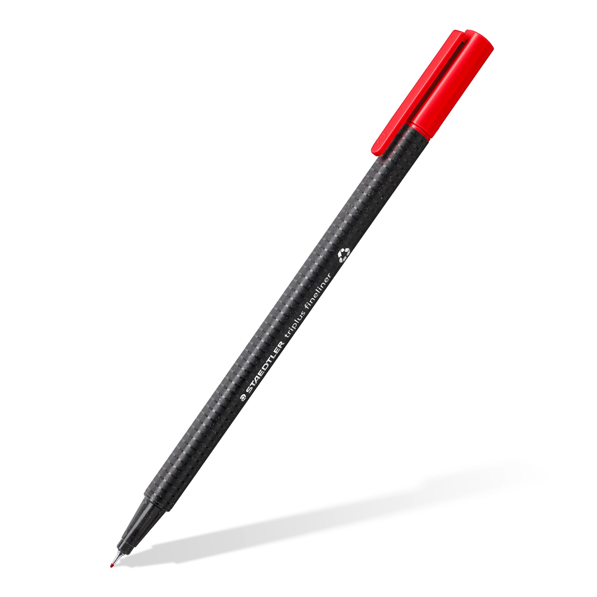 STAEDTLER Triplus Fineliner Pens - Superfine 0.3mm Point | Pack of 20 Assorted Colours | Ergonomic Triangular Barrel 3