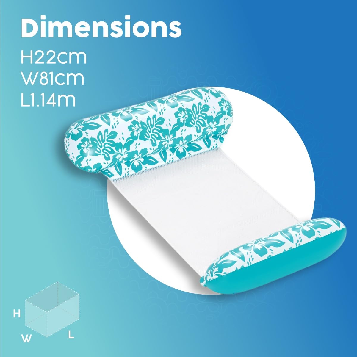 Bestway 4-in-1 Water Hammock Float | Multifunctional Pool Lounger | 1.14m x 81cm 6