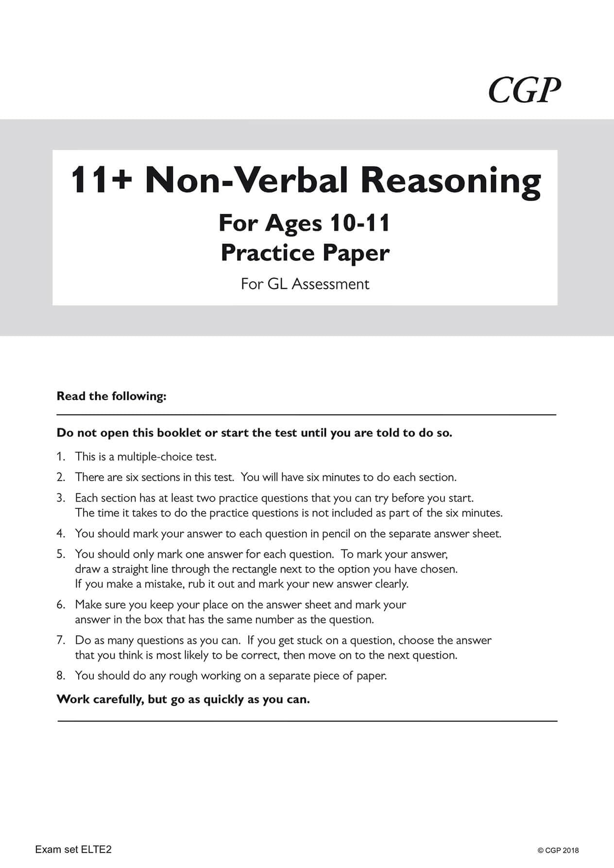 CGP 11+ GL Practice Papers Mixed Pack - Ages 10-11 with Parents' Guide & Online Edition 4