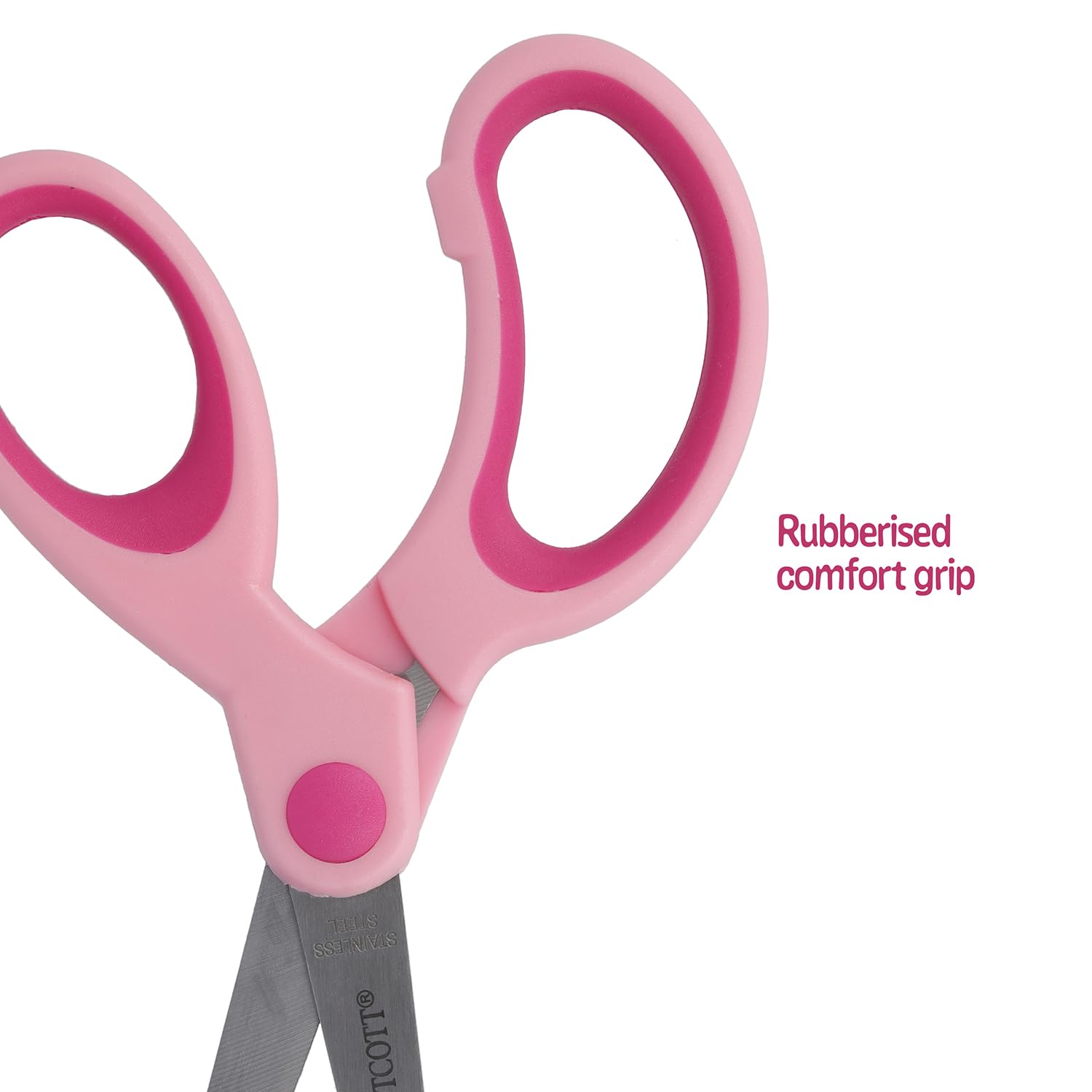 Westcott Softgrip Children's Scissors - Pink Right-Handed | 13 cm (5") | Rounded Tip for Safety 3