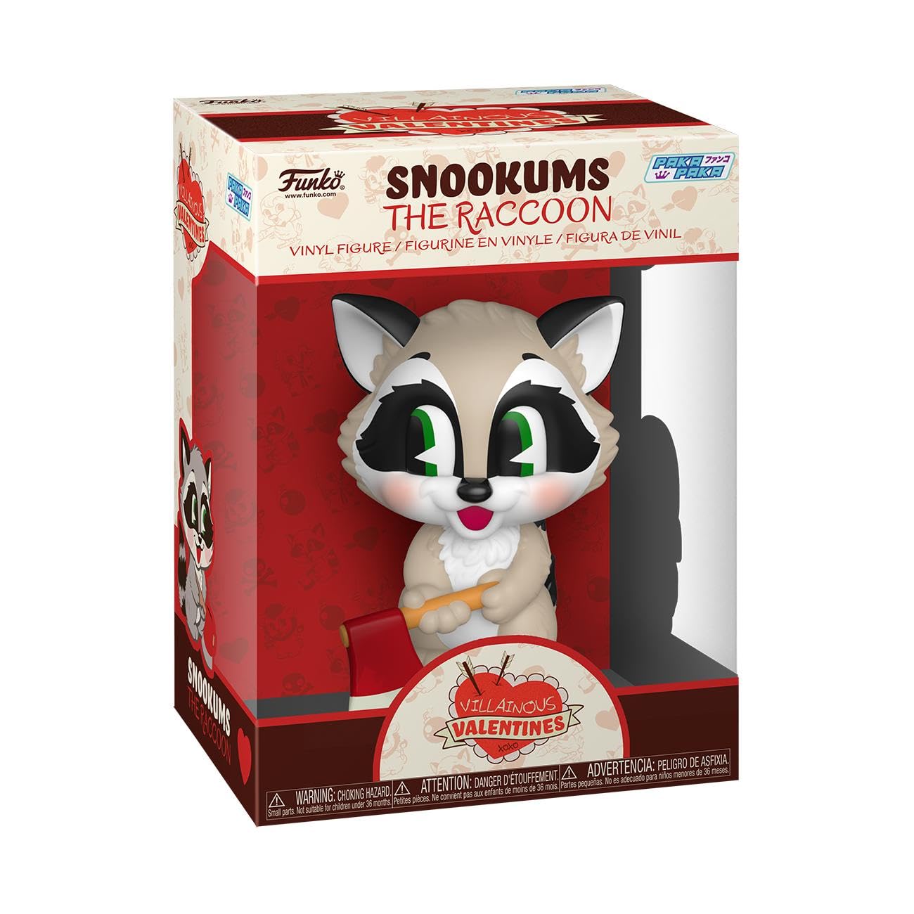 Funko Pop! Villainous Valentines - Waschbär Vinyl Figur (59534) 4