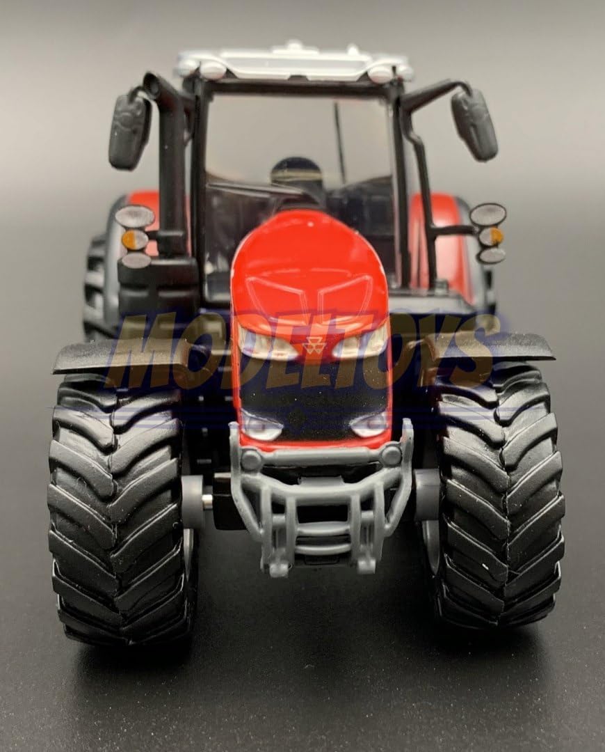 Bburago MASSEY FERGUSSON 8740S Tractor Replica Model - 1:50 Scale, Red 3