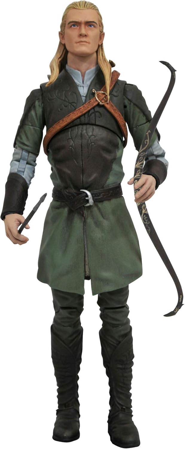Herr der Ringe FEB208569 Legolas Actionfigur – 7 Zoll Maßstab, 16 Artikulationspunkte, ab 12 Jahren