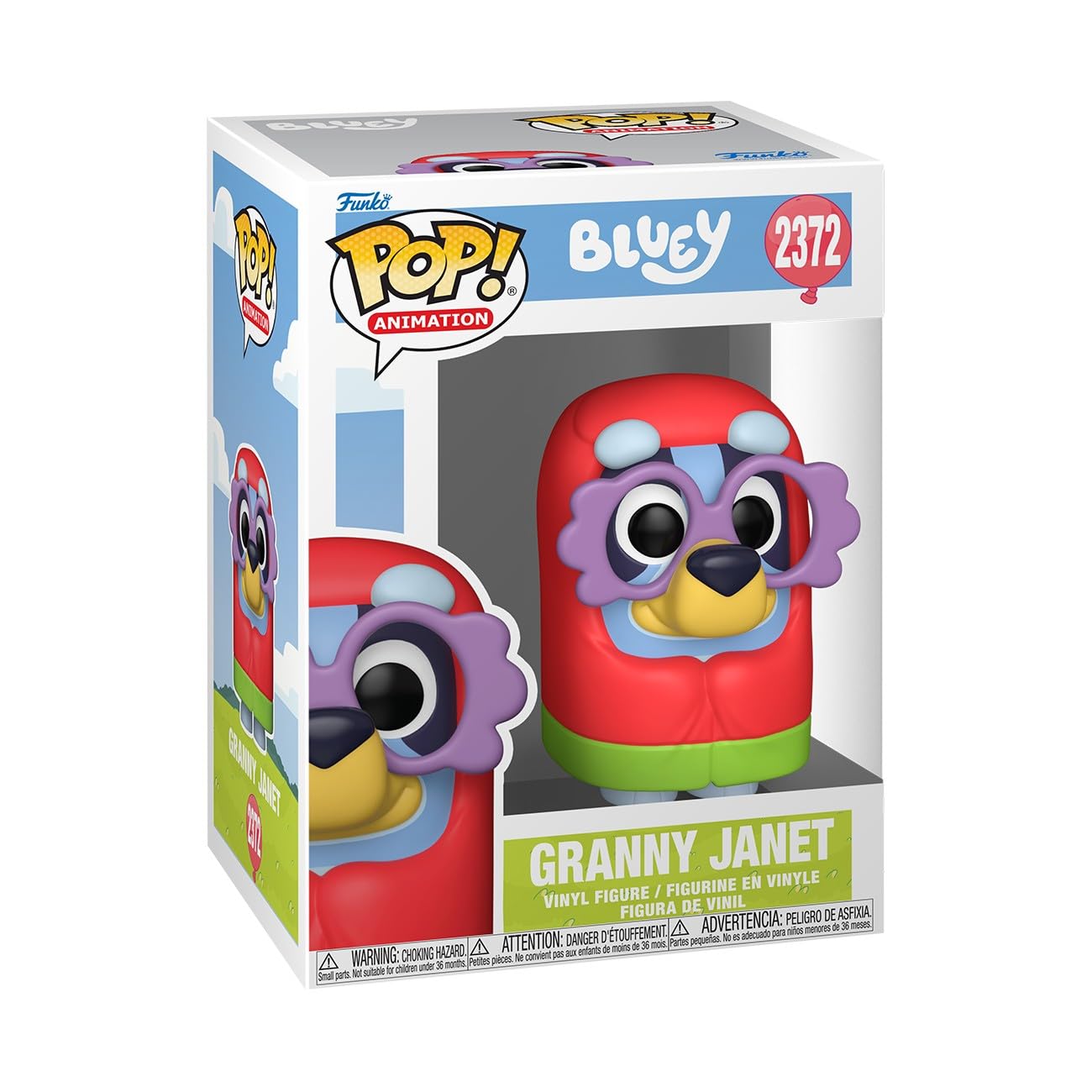 Funko POP! Animation: Bluey - Granny Janet Vinyl Figure | Approx. 3.75 inches | Multicolor 1