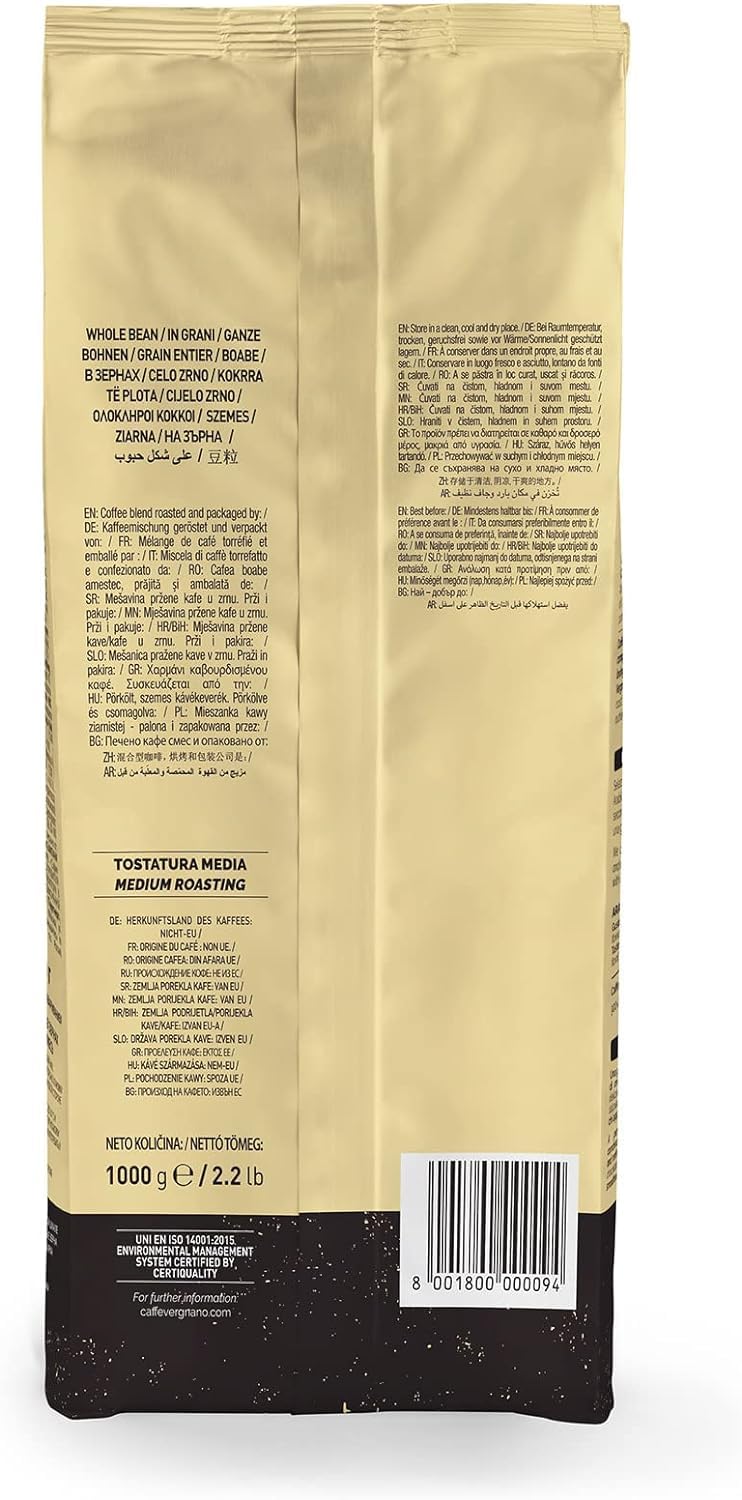 Caffè Vergnano 1882 Gran Aroma Vollbohnenkaffee (1 kg)