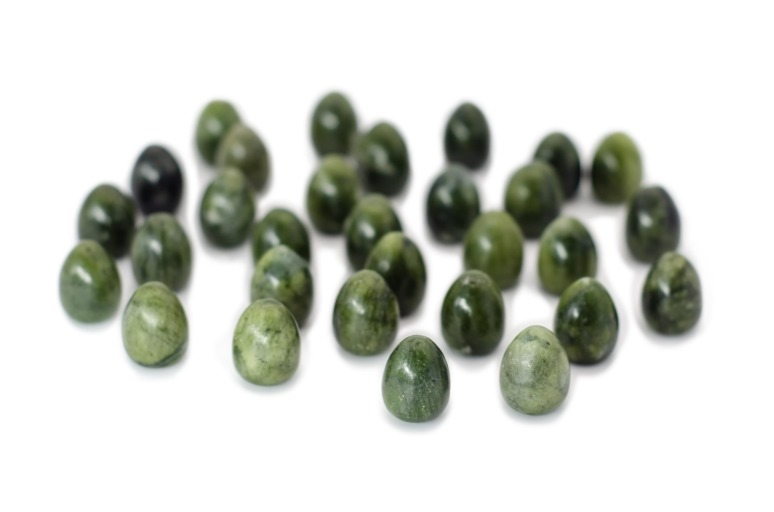 Stonemaier Games Wingspan & Wyrmspan Stone Eggs Accessory - 30 Jade-Look Eggs | Fits Base Game Box