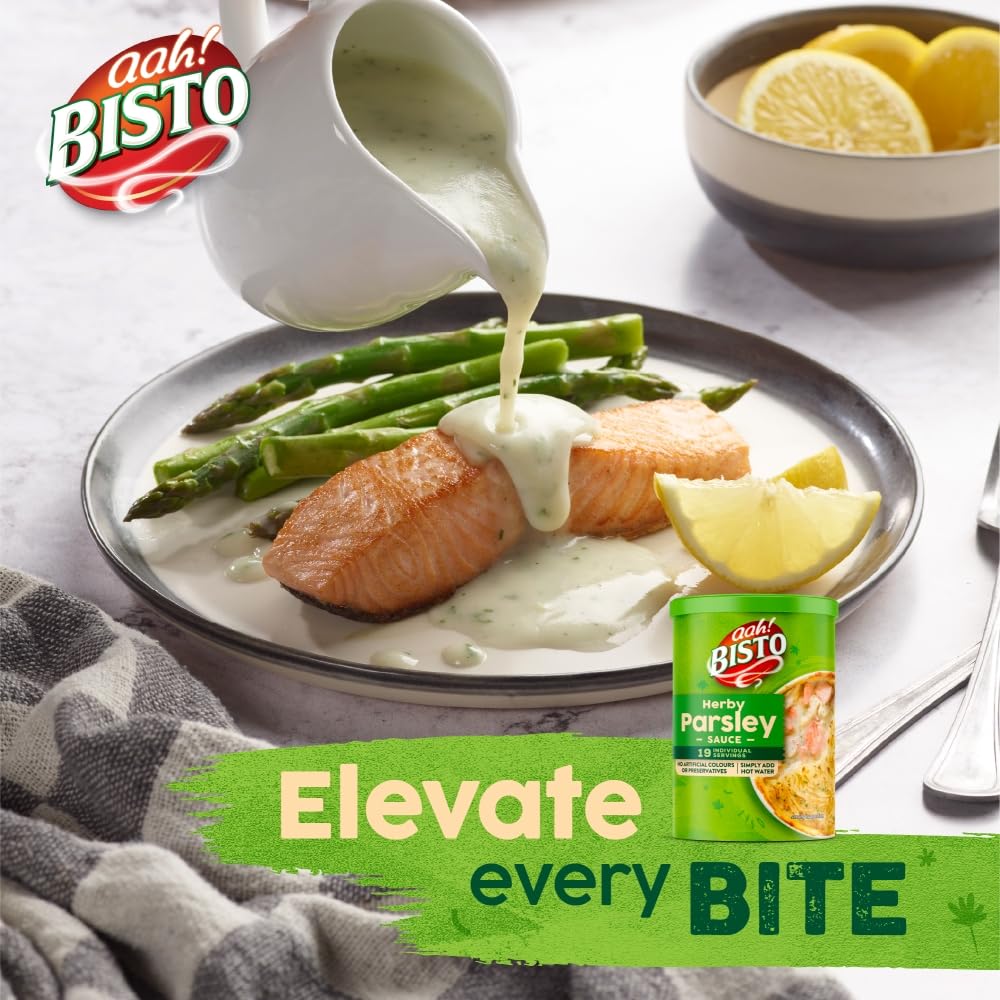 Bisto Deliciously Creamy Parsley Sauce Mix - Vegetarian Friendly | 170g Drum 5