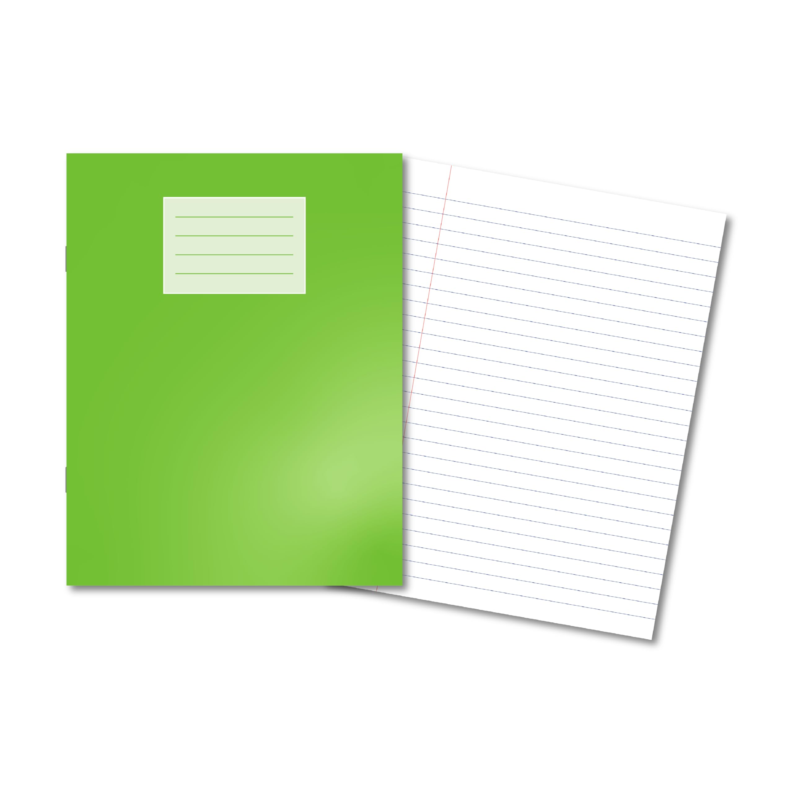 Oxford Composition Notebook - A5, 80 Pages, 8mm Ruled, Pack of 5 Assorted Colours