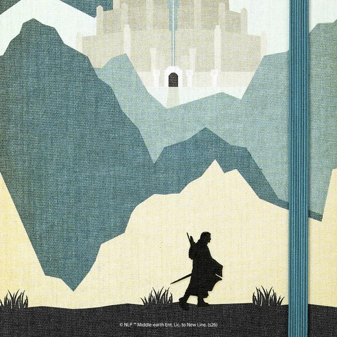 Moleskine The Lord of the Rings Aragorn Lined Notebook - Large 13x21cm Hardcover 6