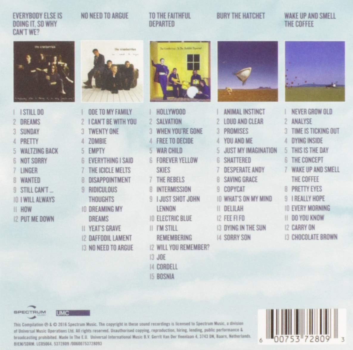 The Cranberries – 5 klassische Alben [Audio-CD]